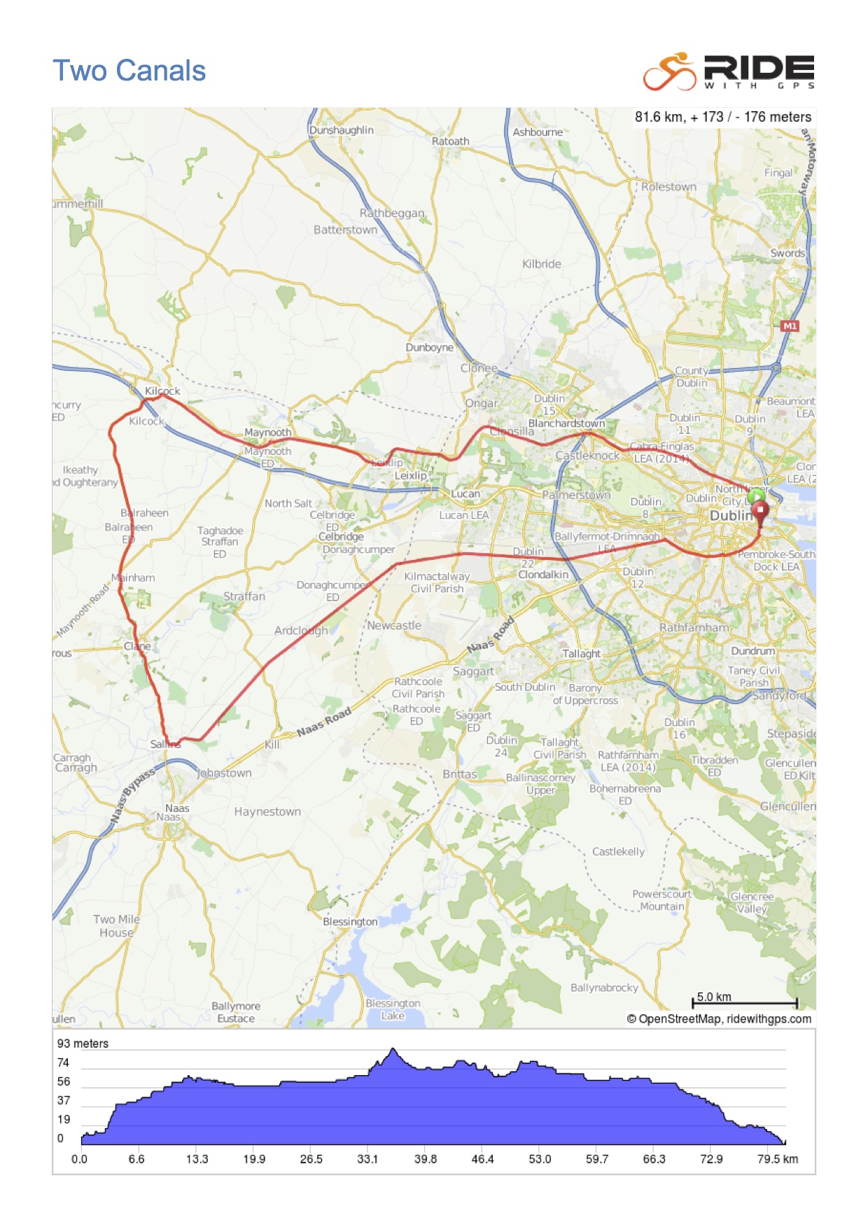 Map: RideWithGPS.com