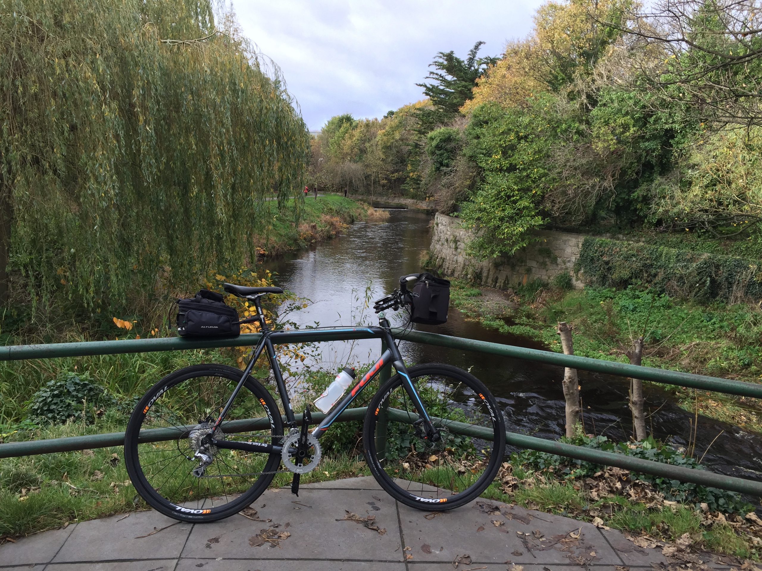 Slow riding along River Dodder